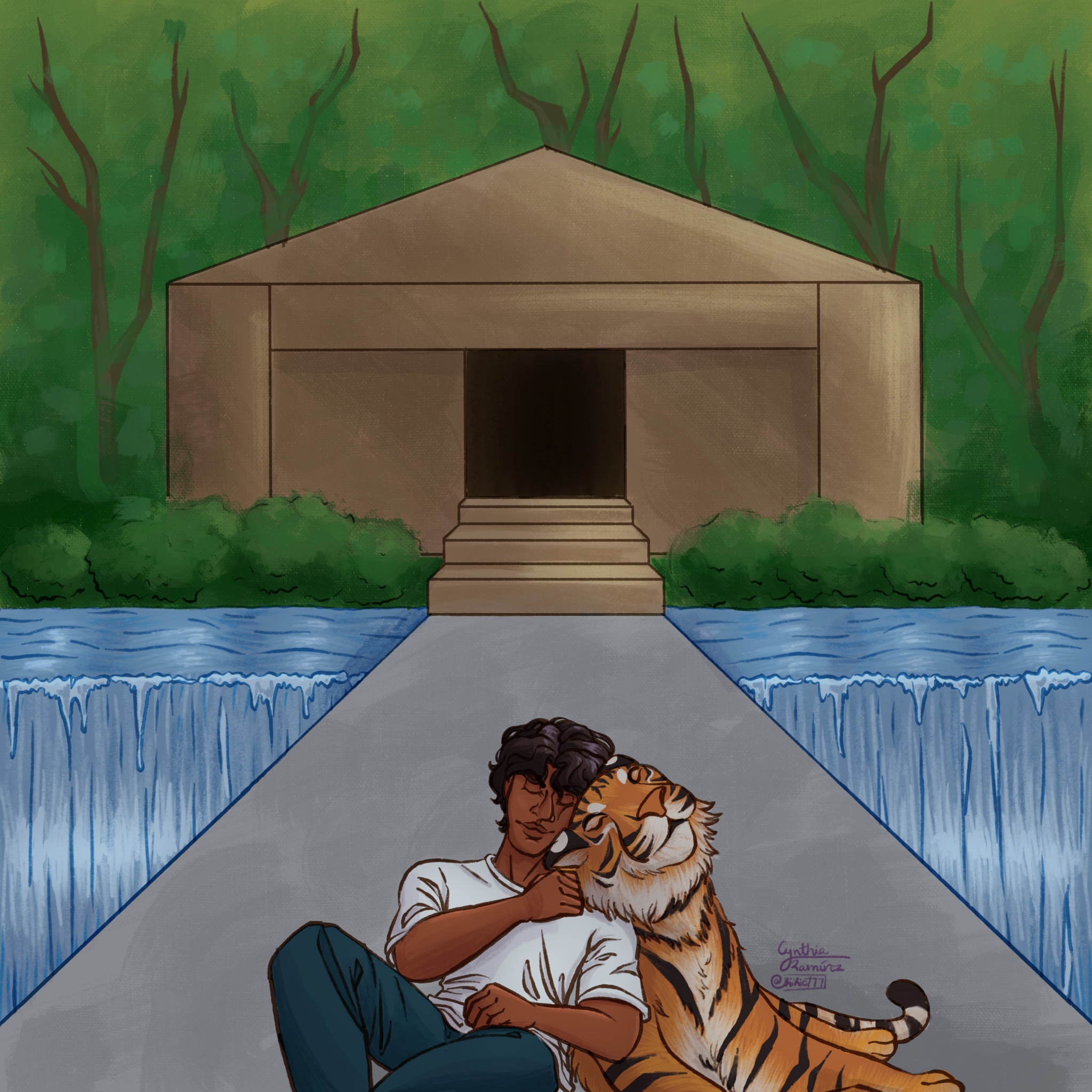 Artist Telephone illustration